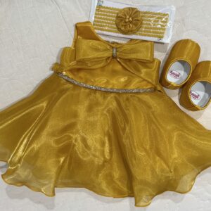 Frock with head band and booties