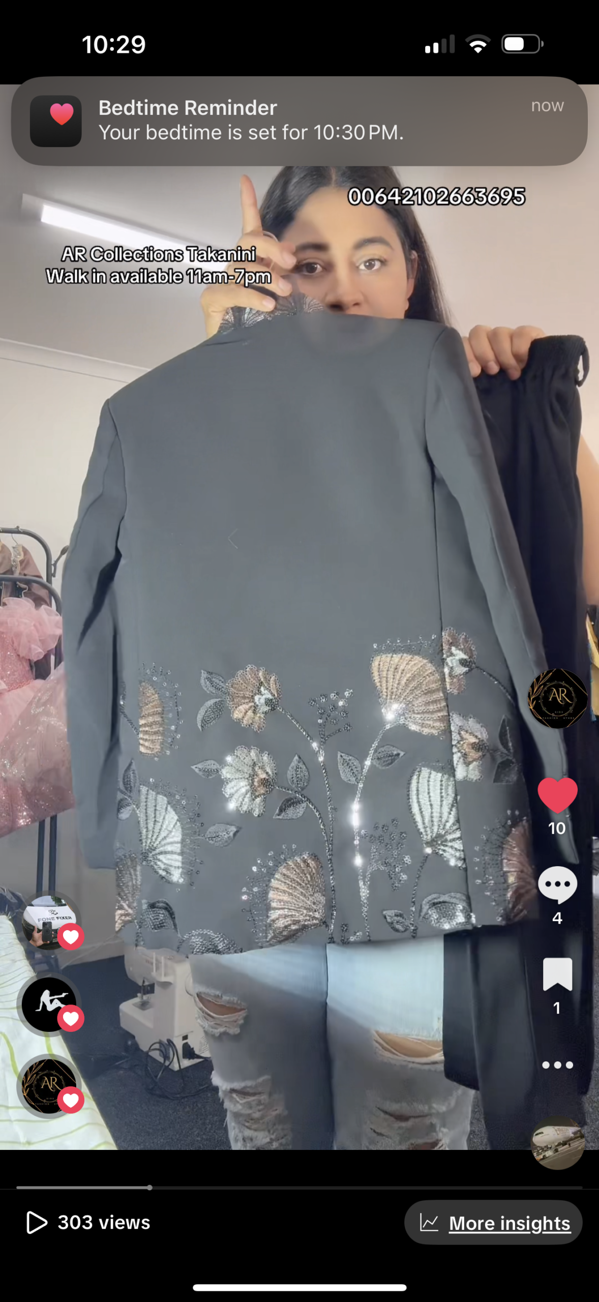 Embroidered Jhodhpuri Suit for Boys - Black - Image 3