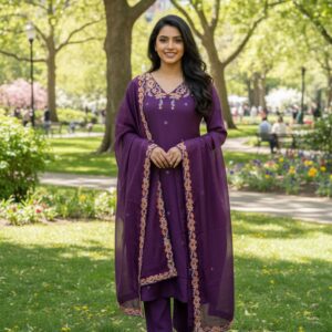 Purple Traditional Suit