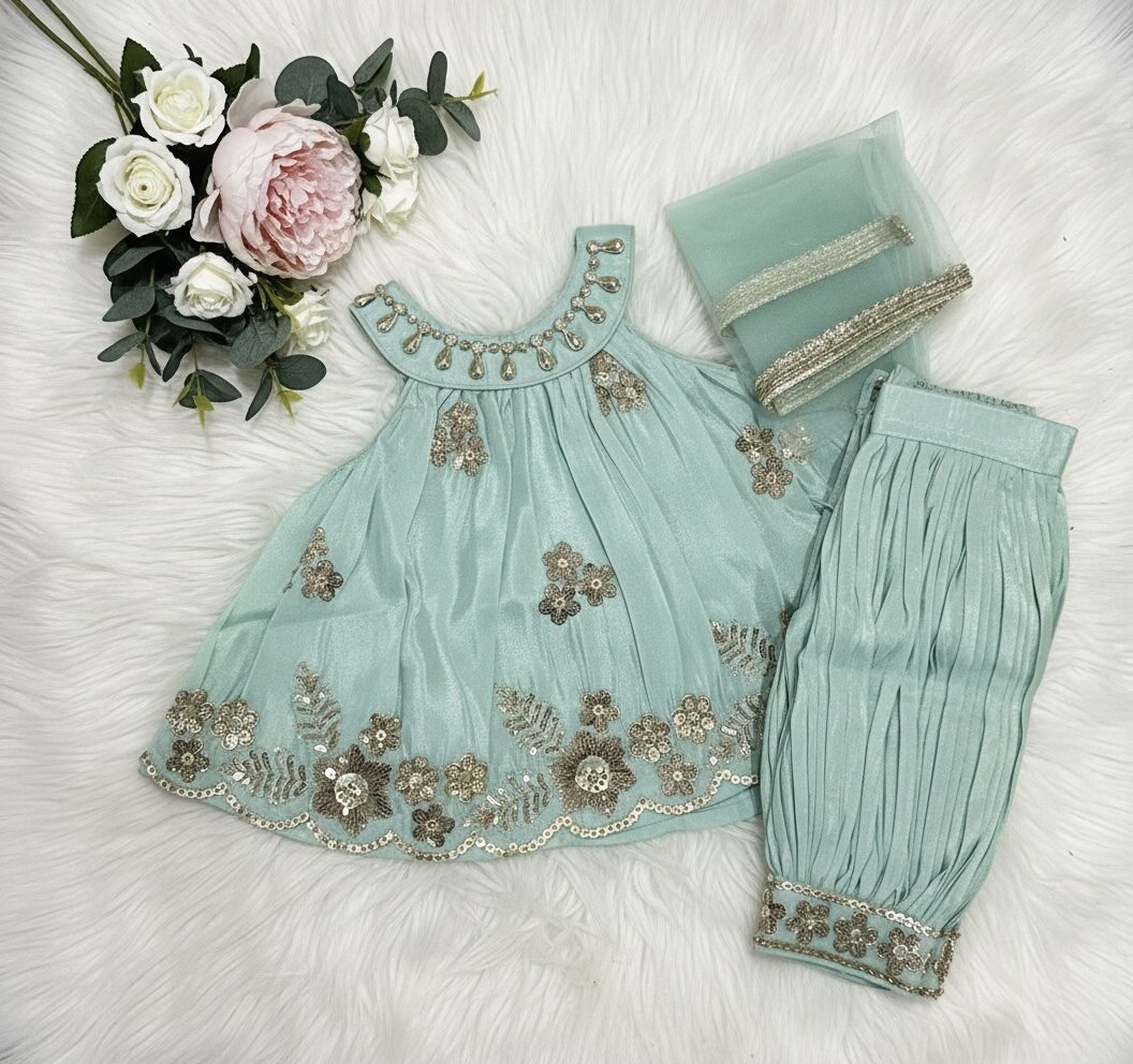Afgani suit for baby girls